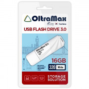 Флеш диск 16GB USB 3.0 OltraMax 320 белый