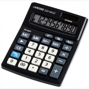 Калькулятор настольный 10 разрядный двойное питание  deVENTE 102*137*31 (DD-4410) черный (Ст.1)