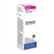 Чернила Epson C13T66434A для L100/L110/L200/L210/L300/L355 пурпурн. (ориг.) 70 мл.