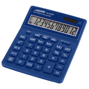 Калькулятор настольный 12 разрядный двойное питание  deVENTE 155*204*33 (DD-4442В) синий (Ст.1)