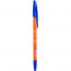 Ручка шариковая непрозрачный корпус (deVENTE) сине-оранжевый корпус синий игла 0,7мм арт.5073328 - 
