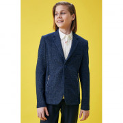 Пиджак для мальчика (Bremer) Майсон приталенный силуэт р.32/134-38/158 цвет синий