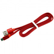 Кабель USB - micro USB "WALKER" C755, красный