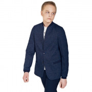 Пиджак для мальчика (Bremer) Алекс приталенный силуэт арт.866 размер 32/140-44/176 цвет синий