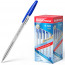 Ручка шариковая прозрачный корпус (ErichKrause) R-301 Classic синий, 1мм арт.43184 (Ст.50) - 