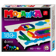 Игра Мозаика 180 элементов + игровое поле, 6 цветов (ДК) арт 00968