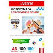 Фотобумага deVENTE 10*15см 100л. 180г/м2 1ст. глянцевая арт.2042903