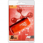Флеш диск 16GB USB 2.0 FaisON 240 красный