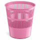 Корзина для мусора 09л решетчатая розовая ErichKrause арт.55926 (Ст.1)