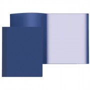 Папка 20 файлов 0,50мм пластиковая  Attomex синий арт.3101402