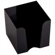 Подставка для бумажного  блока (deVENTE) 9*9*9 черная арт.4105801 (Ст.100)