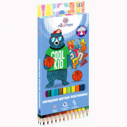 Набор карандашей цветных (Attomex) пластиковые Be cool 24 цветов М 2,65мм арт.5024610