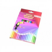 Набор карандашей цветных (Attomex) пластиковые Сказка 24 цвета 2М 2, 65мм арт.5024611