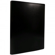 Папка скоросшиватель пружина А4 15мм пластиковая  0,5мм черная (Buro) арт.ECB04PBLACK