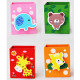 Подставка для ручек и карандашей (deVENTE) стакан NicoNico:-) Funny animals квадратная деревянная ассорти арт.4104220