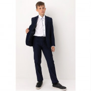 Костюм для мальчика (BROSTEM)  артикул 802-H8П (пиджак+брюки) размер 28/128-36/152 цвет синий