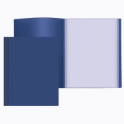 Папка 30 файлов 0,50мм пластиковая  Attomex синий арт.3102402