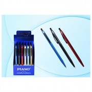 Ручка шариковая автомат (PIANO) Elegant непрозрачный корпус синяя арт.РS-008