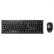 Клавиатура+мышь беспроводная набор Oklick 230M черный USB