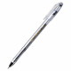 Ручка гелевая  прозрачный корпус  Crown 0,5мм чёрная