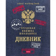 Дневник школьный твердая обложка (Hatber) Трудовая книжка школьника арт 40ДТ5лофВ_20700