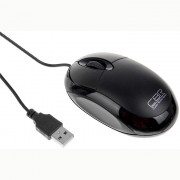 Мышь проводная CBR CM 102 оптич, USB, черная