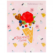 Дневник младшие классы твердая обложка (Проф-Пресс) Цветы-мороженое глянцевая ламинация арт Д48-0743