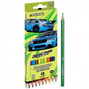 Набор карандашей цветных (deVENTE) Racing 18 цветов 2М 2,8мм арт.5023005