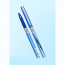 Ручка шариковая непрозрачный корпус (PIANO )корпус голубой металлик, синяя масло 0,7мм арт.РТ-263 (Ст.12/1152) - my_233017