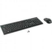 Клавиатура+мышь беспроводная набор Oklick 250M черный USB
