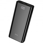 Внешний аккумулятор HOCO J45, (10000mAh,пластик,2 USB выхода,дисплей,Type-C,2.0A) чёрный
