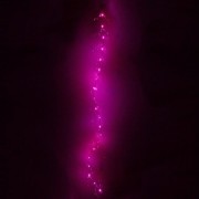 Гирлянда электрическая для дома фигурная 1,5м 18LED "Сверкающие хрусталики" цвет розовый (на батарейках) арт.183-0002