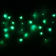 Гирлянда электрическая для дома занавес Бахрома 3*0,3/0,5м 120LEDцвет зеленый (светлый провод) 8режимов арт.183-378