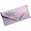 Открытка-конверт "Цветы на фиолетовом" металлизированный арт.БКМ-00010 - 
