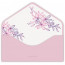 Открытка-конверт "Цветы на фиолетовом" металлизированный арт.БКМ-00010 - 