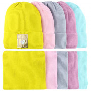 Комплект зимний для девочки (Полярик) арт.E-01-94 размер 52-54 (шапка+снуд) цвет в ассортименте