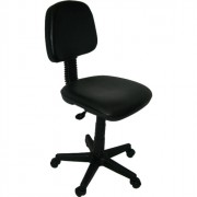 Кресло для оператора пластик/ткань РЕГАЛ черный арт.С-03 (без подлокотников)
