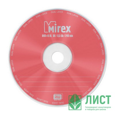Диск  DVD+R Mirex 4,7Gb, 16x, Cake Box (Ст.25) УПАКОВКА Диск  DVD+R Mirex 4,7Gb, 16x, Cake Box (Ст.25) УПАКОВКА