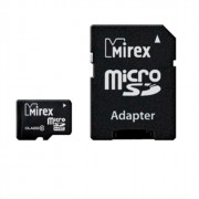 Карта памяти 32GB microSD Mirex microSDHC Class 10 (SD адаптер)