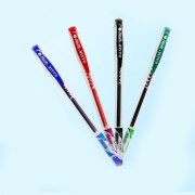 Ручка гелевая прозрачный корпус MC Basir 0,5мм синяя игольчатый стержень арт.МС-118А/син (Ст.12/1152)