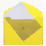 Папка-конверт на кнопке А4(235*325) 120мкм Attomex желтая арт.3071816 (Ст.) - my_227273
