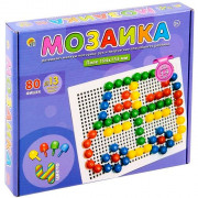 Игра Мозаика пластиковая 80 элементов (РК) арт М-0103