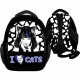 Рюкзак для девочки школьный (CENTRUM) Аниме I love cats 40х32х16 см арт.73262