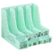Органайзер настольный пластиковый многофункциональный (deVENTE) Universal 32,5x30,4x26,3см цвет зеленый арт.4102211