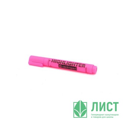 Маркер флюорисцентный  CENTROPEN 1-4,6мм скошенный розовый арт.8852/1Р Маркер флюорисцентный  CENTROPEN 1-4,6мм скошенный розовый арт.8852/1Р