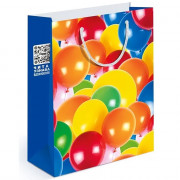 Пакет подароч. бумаж. 18*13см "Воздушные шарики" арт.15.11.01209