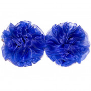 Резинка для волос 02 шт Arco Carino цвет синий 9см арт.158