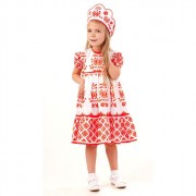 Костюм для девочки Аленушка (платье,кокошник) ткань арт.1005 к-18-26