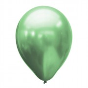 Шар воздушный 25шт/наб. 28см "Хром PLATINUM" зеленый в пакете арт.6072049