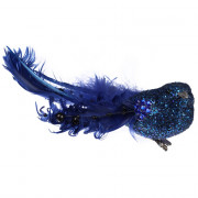Украшение декоративное "Птица" 17*04*5,5см синий арт.374-466